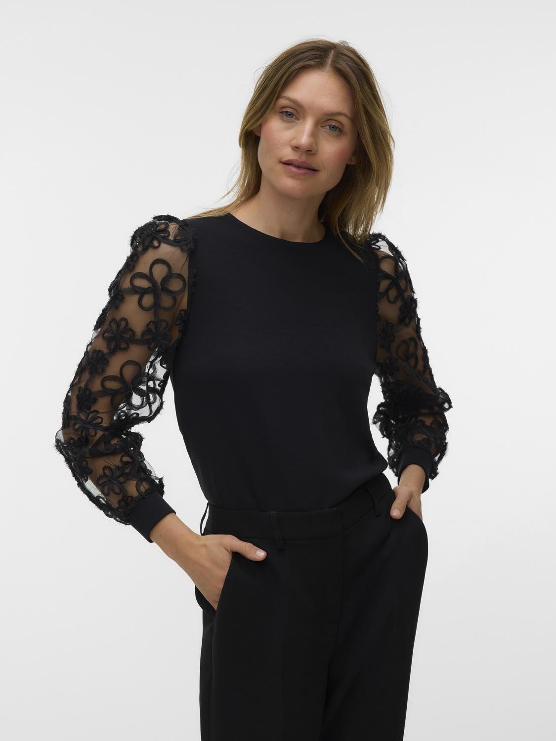 VMHALI Top - Black - VERO MODA & VILA Bergvik